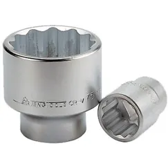 1\" Drive Metric 12 Point Socket 75mm